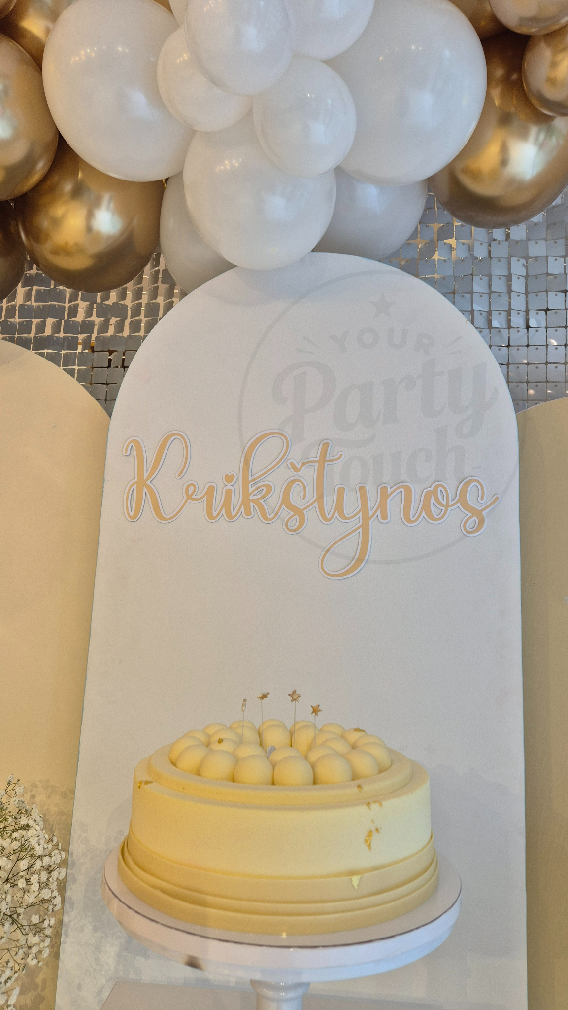 Užrašas krikštynoms