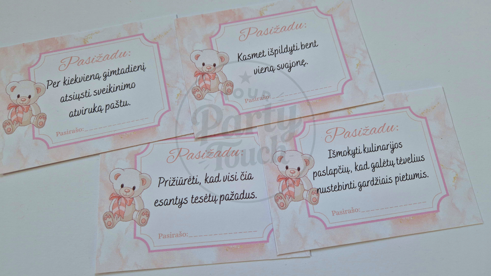 Vardinis užrašas Krikštynos