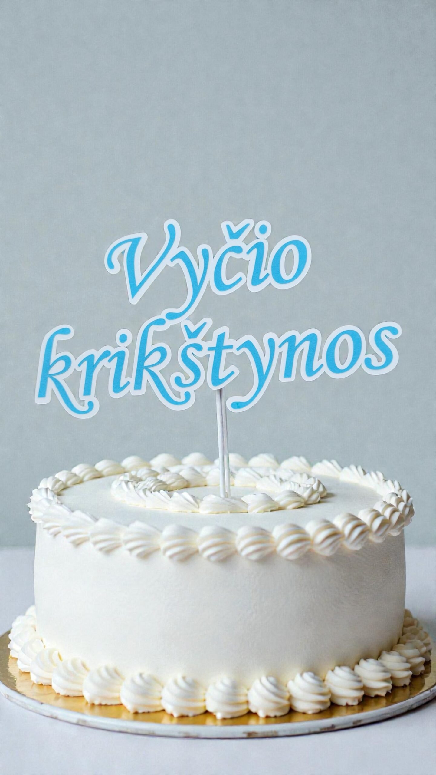 Vardinis užrašas debesėlis krik